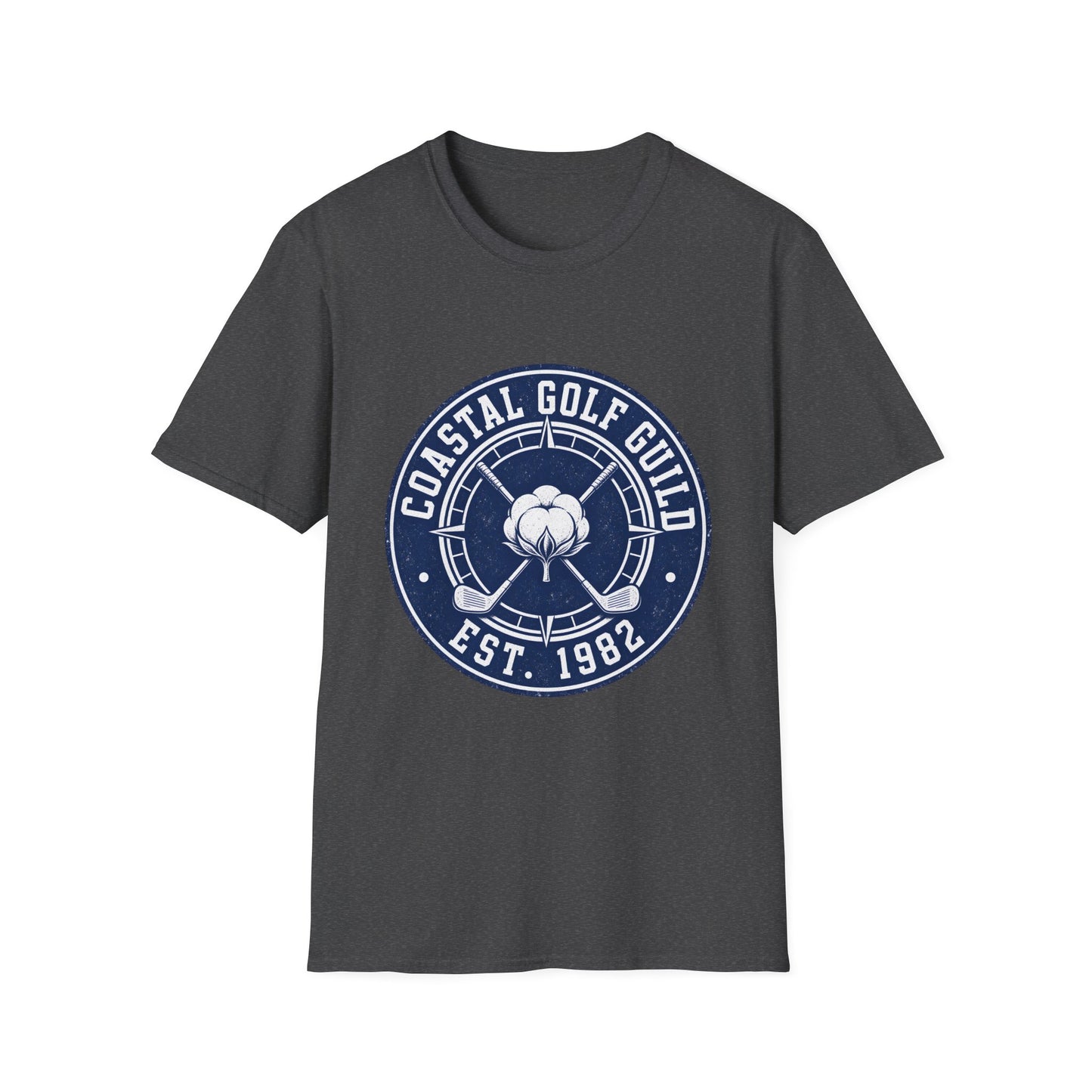 Coastal Golf Guild Vintage Golf Logo (Est. 1982) T-Shirt