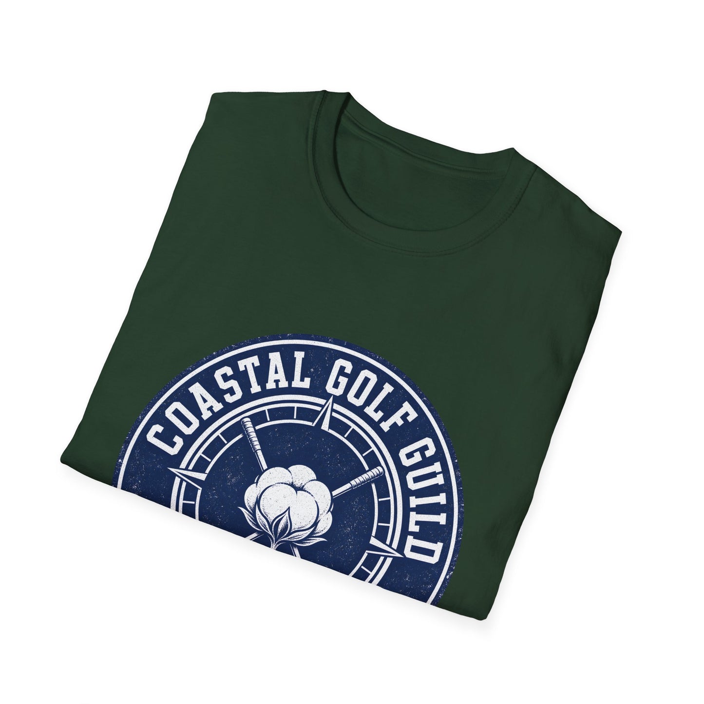 Coastal Golf Guild Vintage Golf Logo (Est. 1982) T-Shirt