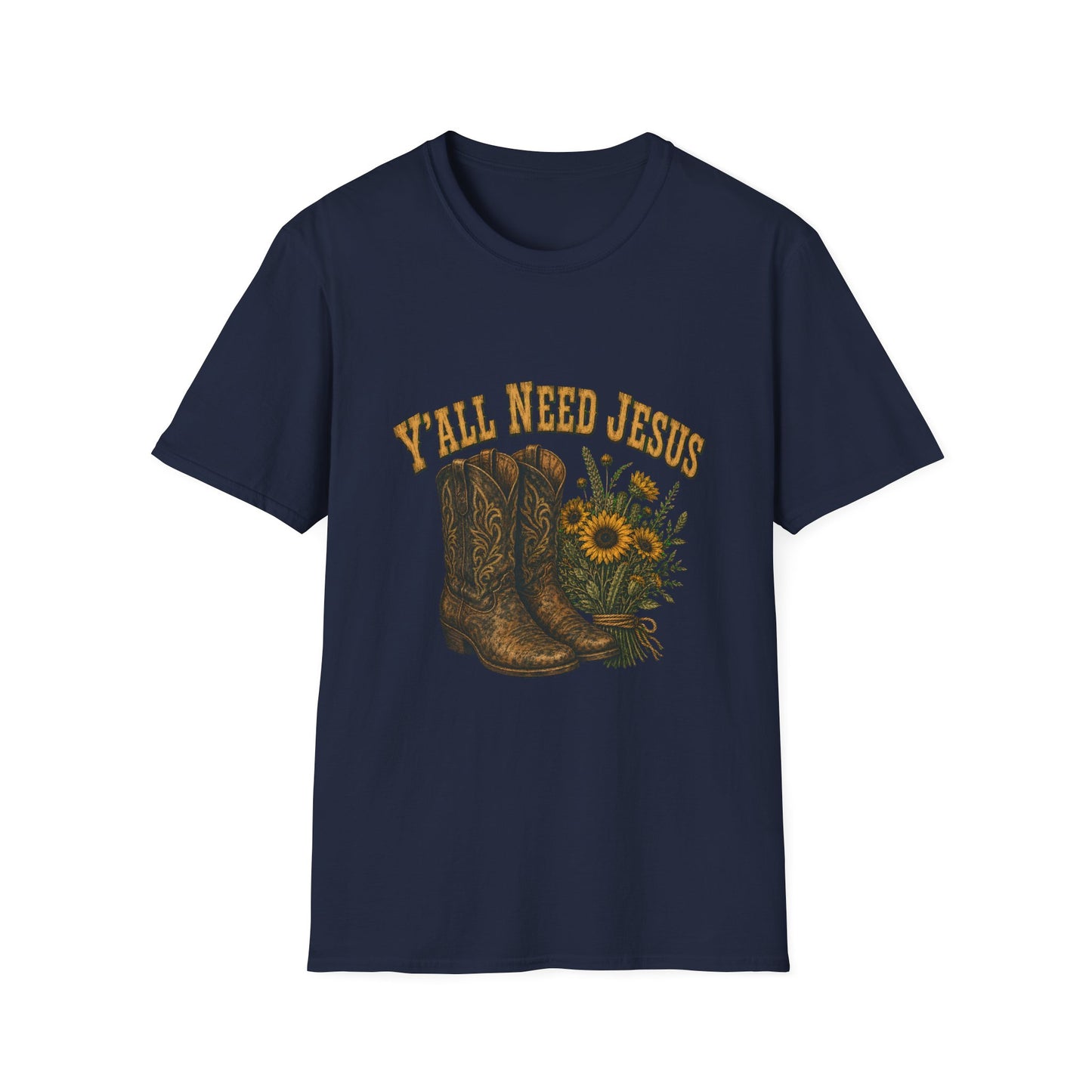I'll Need Jesus Cowboy Western Faith T-Shirt