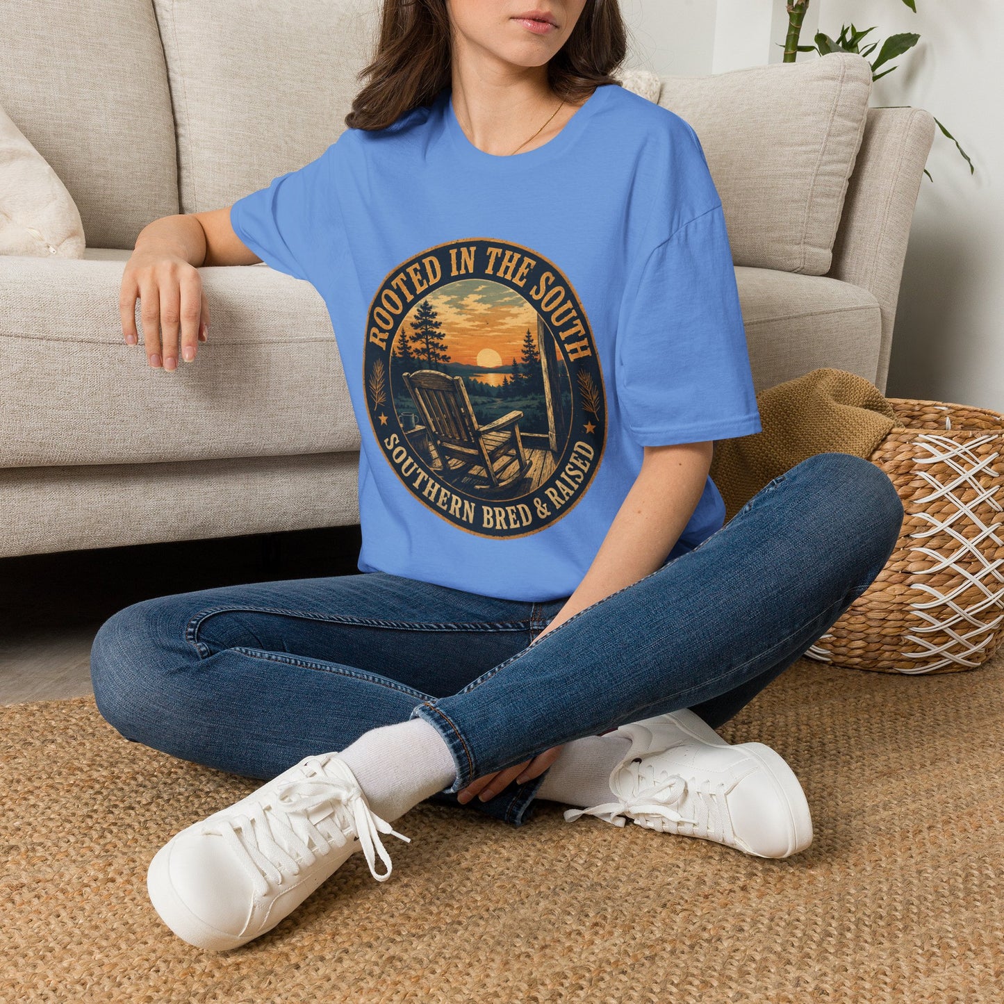 Rooted In The South Southern Bred And Praised T-Shirt