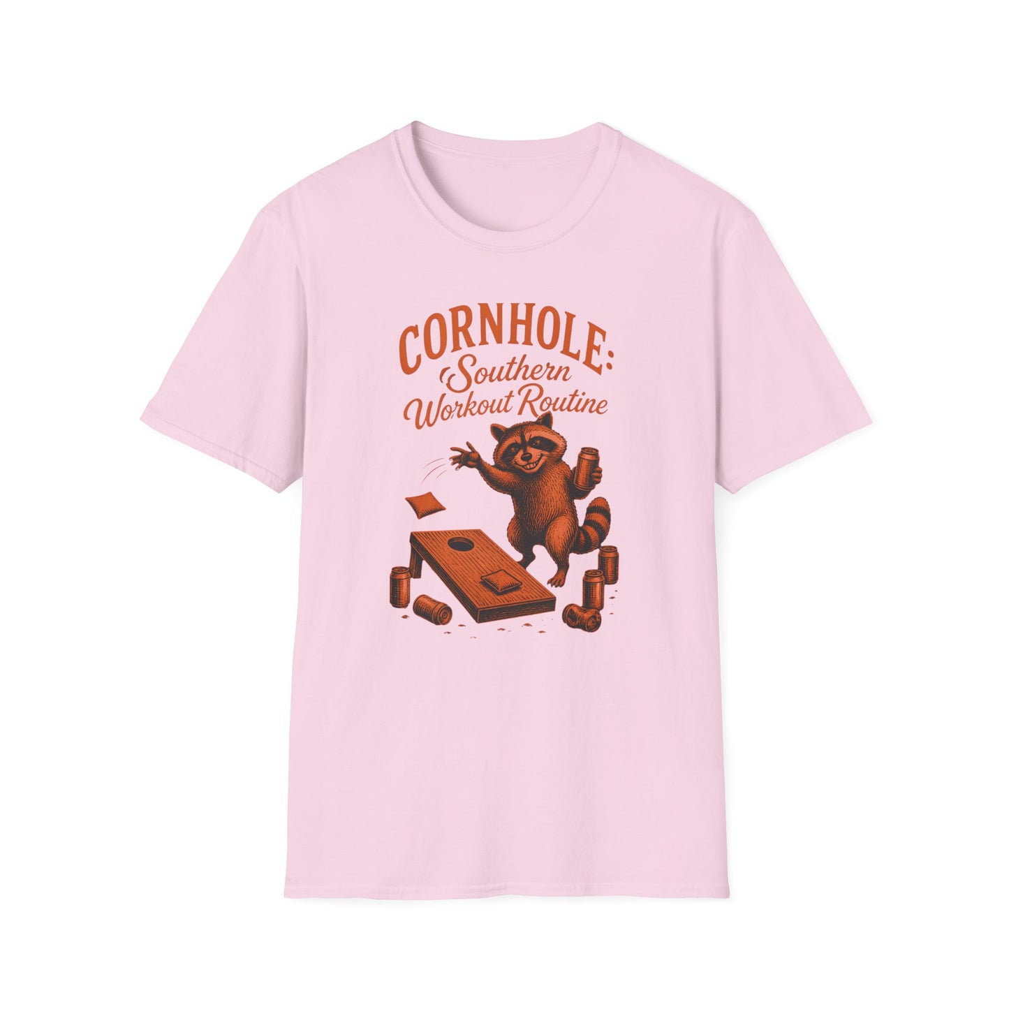 Cornhole Southern Workout Routine Fun T-Shirt