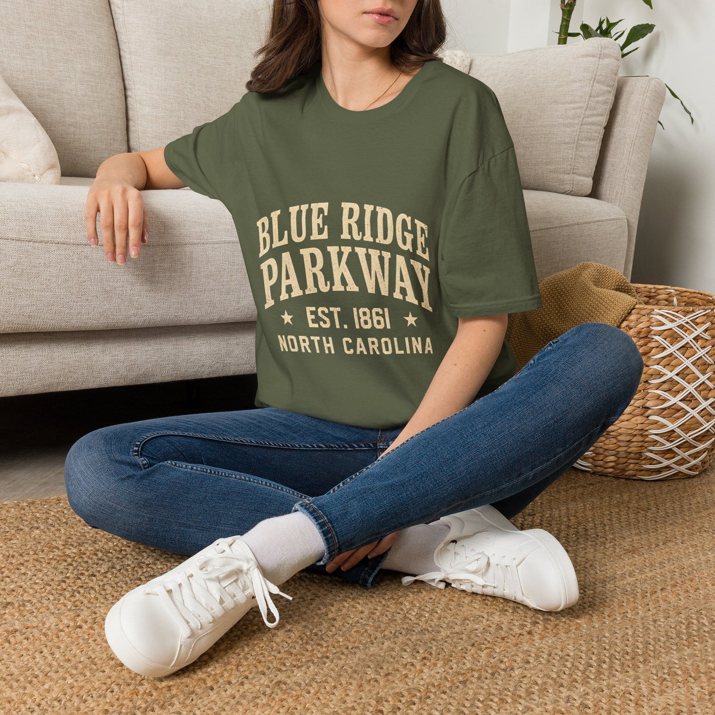 Blue Ridge Parkway North Carolina Est 1861 T-Shirt