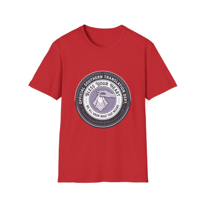 Bless Your Heart Southern Translation Dept. Graphic T-Shirt