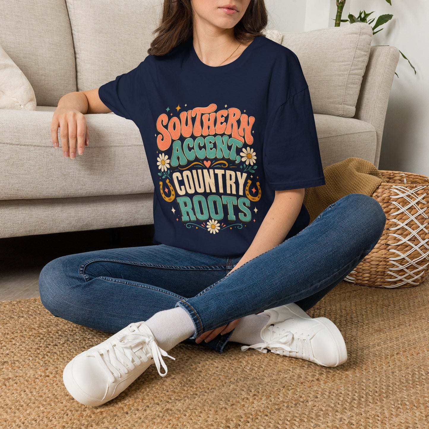 Southern Accent Country Roots Retro T-Shirt