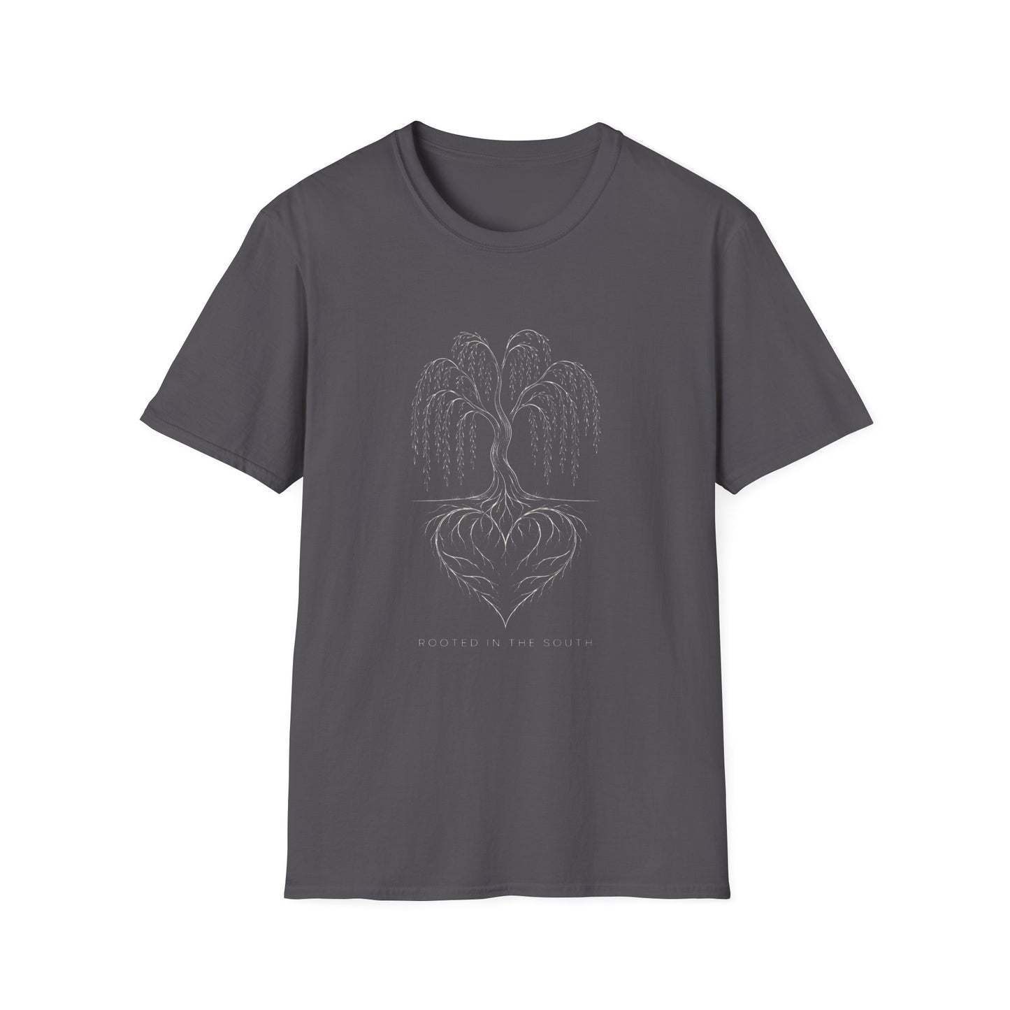 Rooted In The South Willow Tree Heart T-Shirt