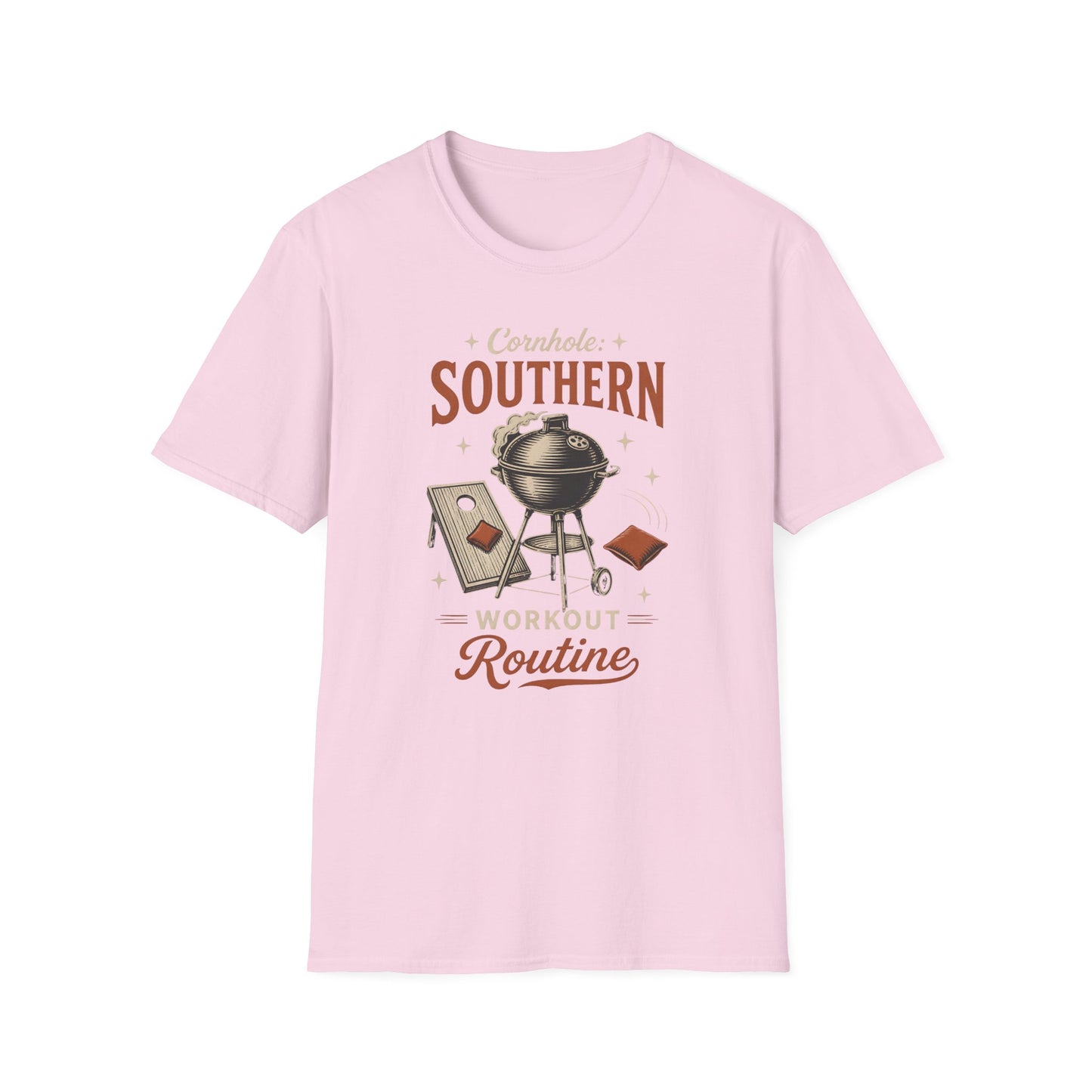 Cornhole Southern Workout Routine Fun Game T-Shirt