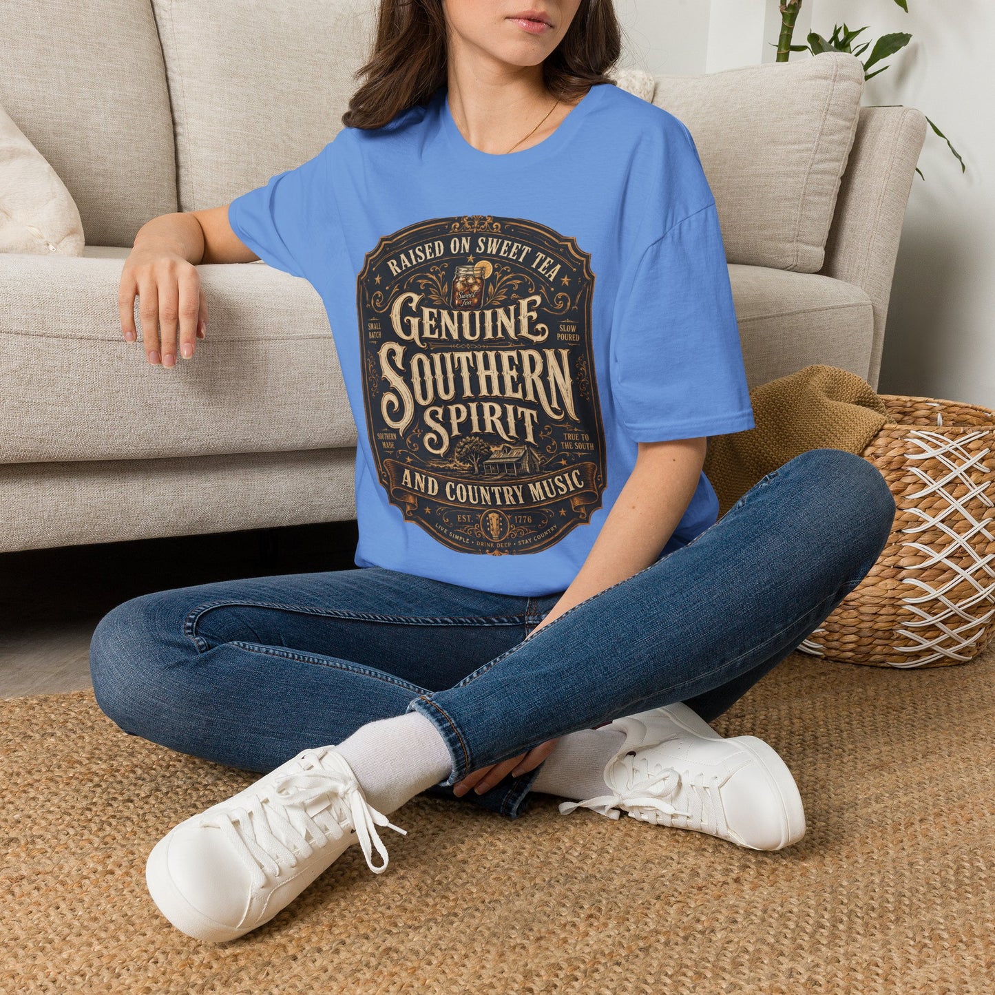 Genuine Southern Spirit Sweet Tea Country Music T-Shirt