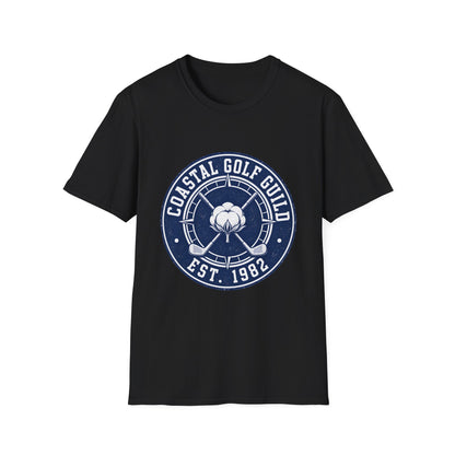 Coastal Golf Guild Vintage Golf Logo (Est. 1982) T-Shirt - HomeGrown South Graphic Tee (View 4)