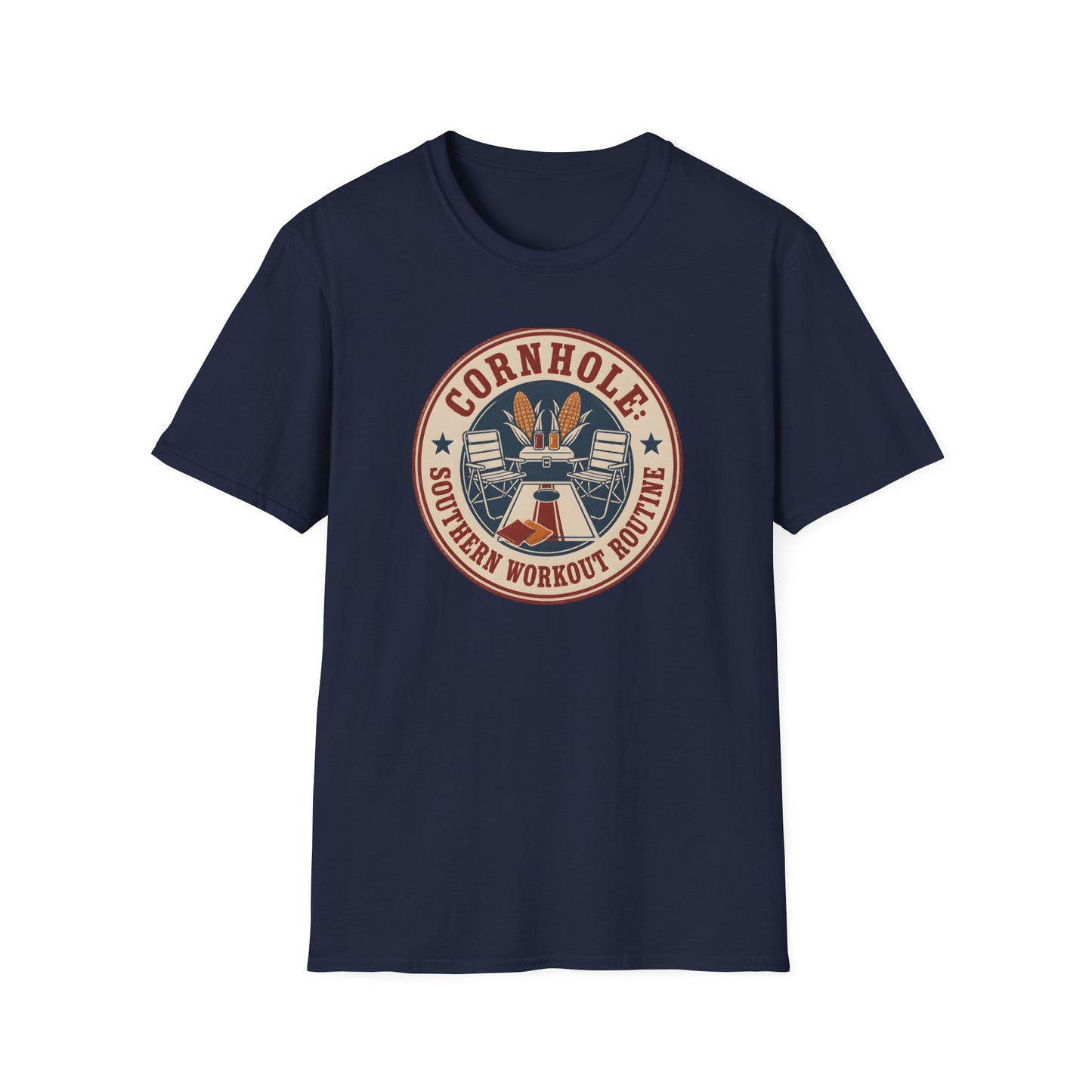 Cornhole Southern Workout Routine Fun Game T-Shirt