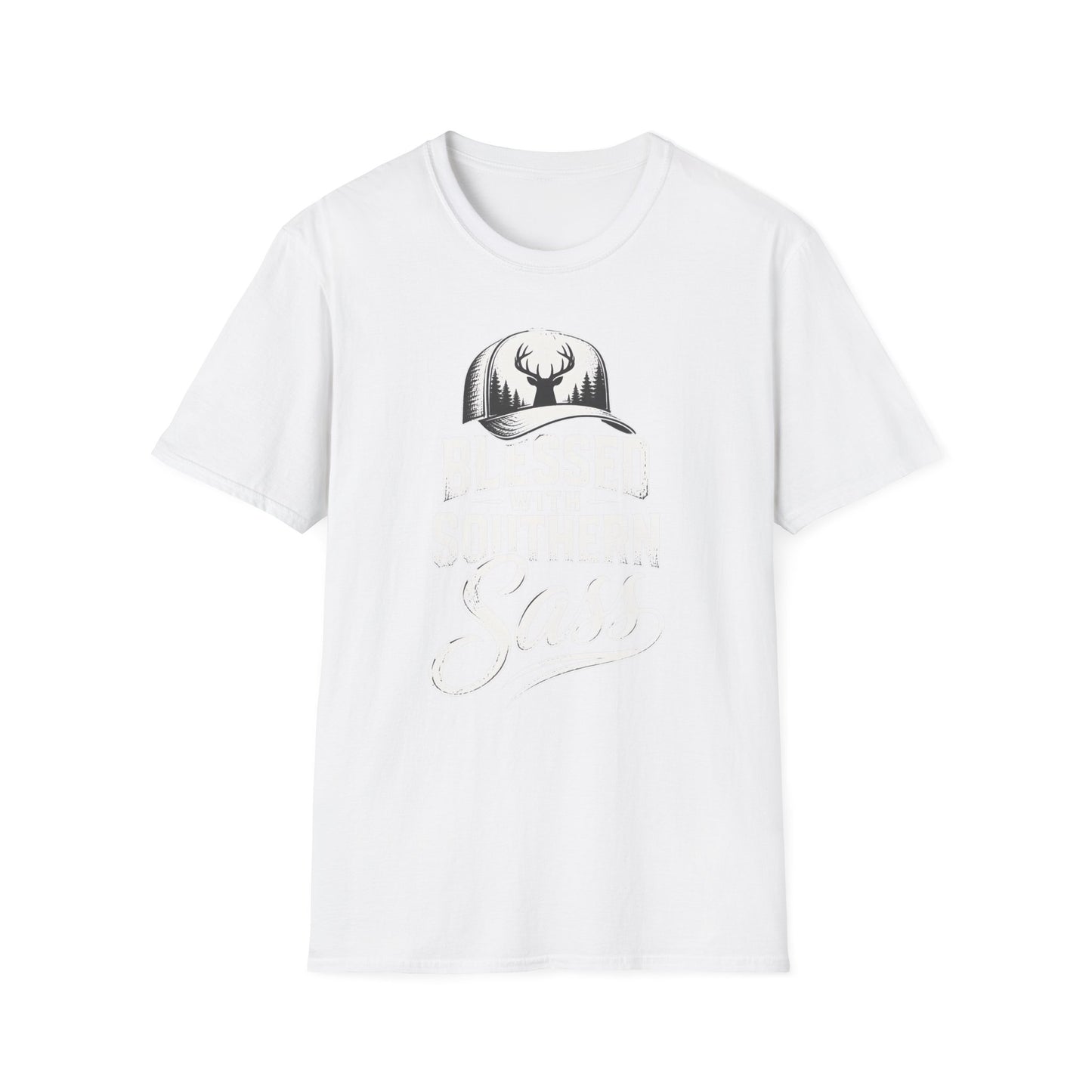Blessed With Southern Sass Deer Hat T-Shirt