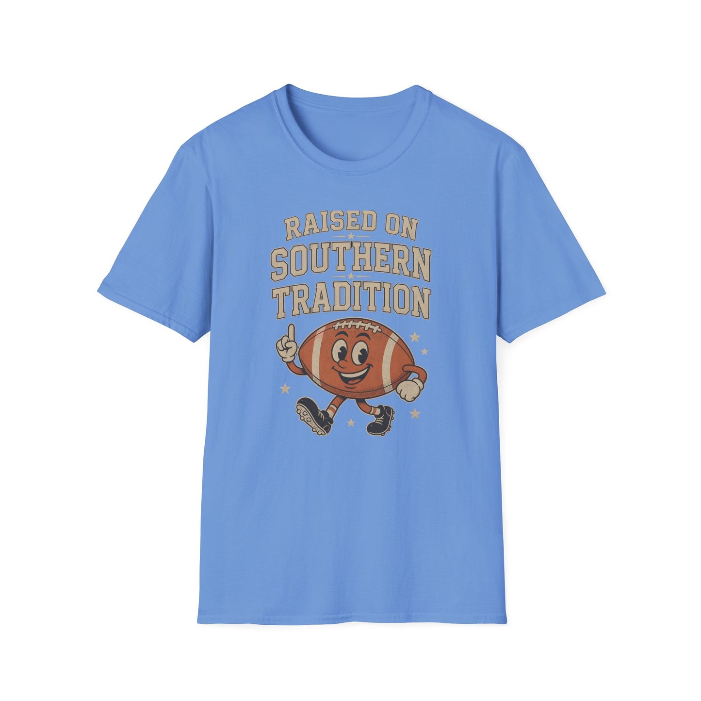 Raised On Southern Tradition Football Fan T-Shirt