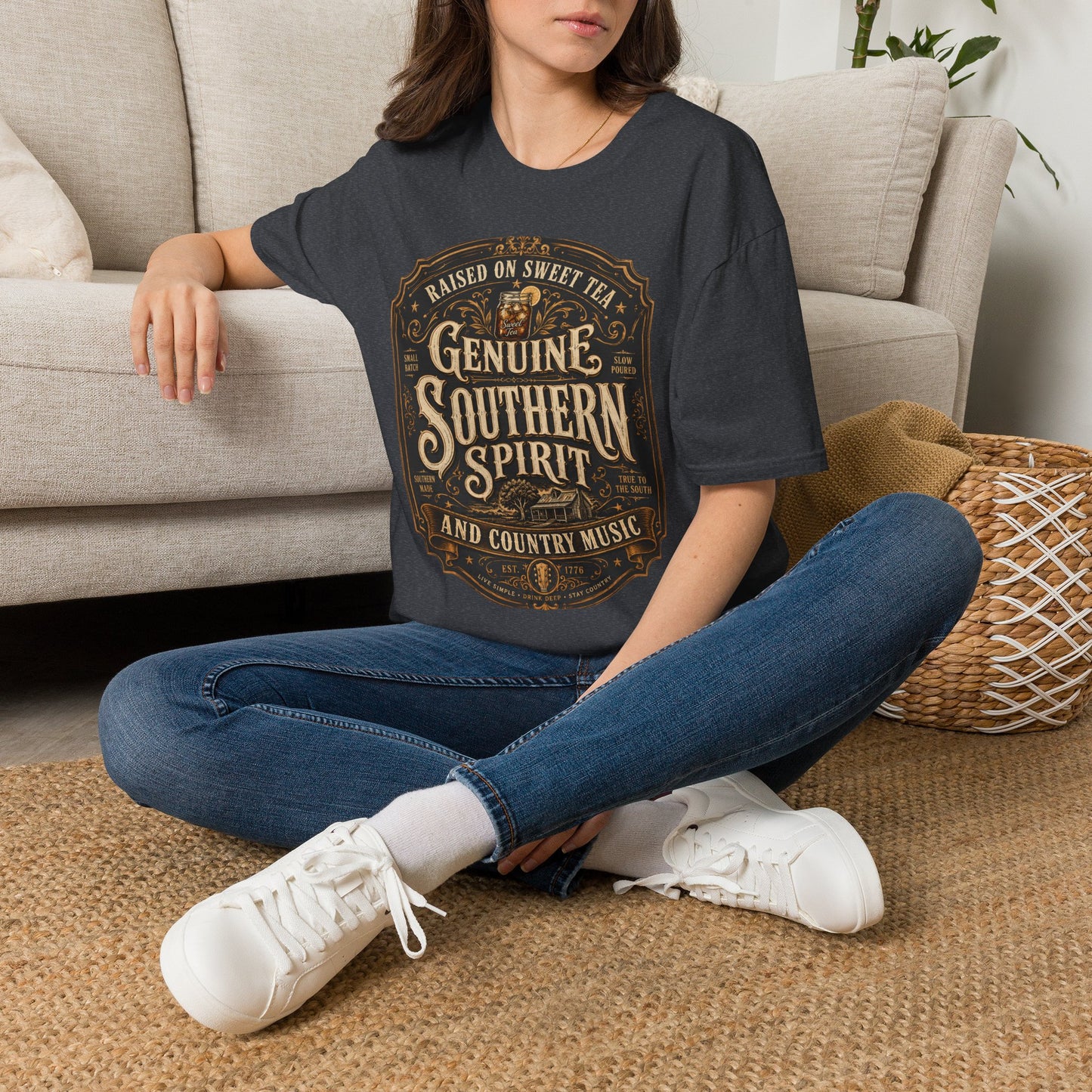 Genuine Southern Spirit Sweet Tea Country Music T-Shirt