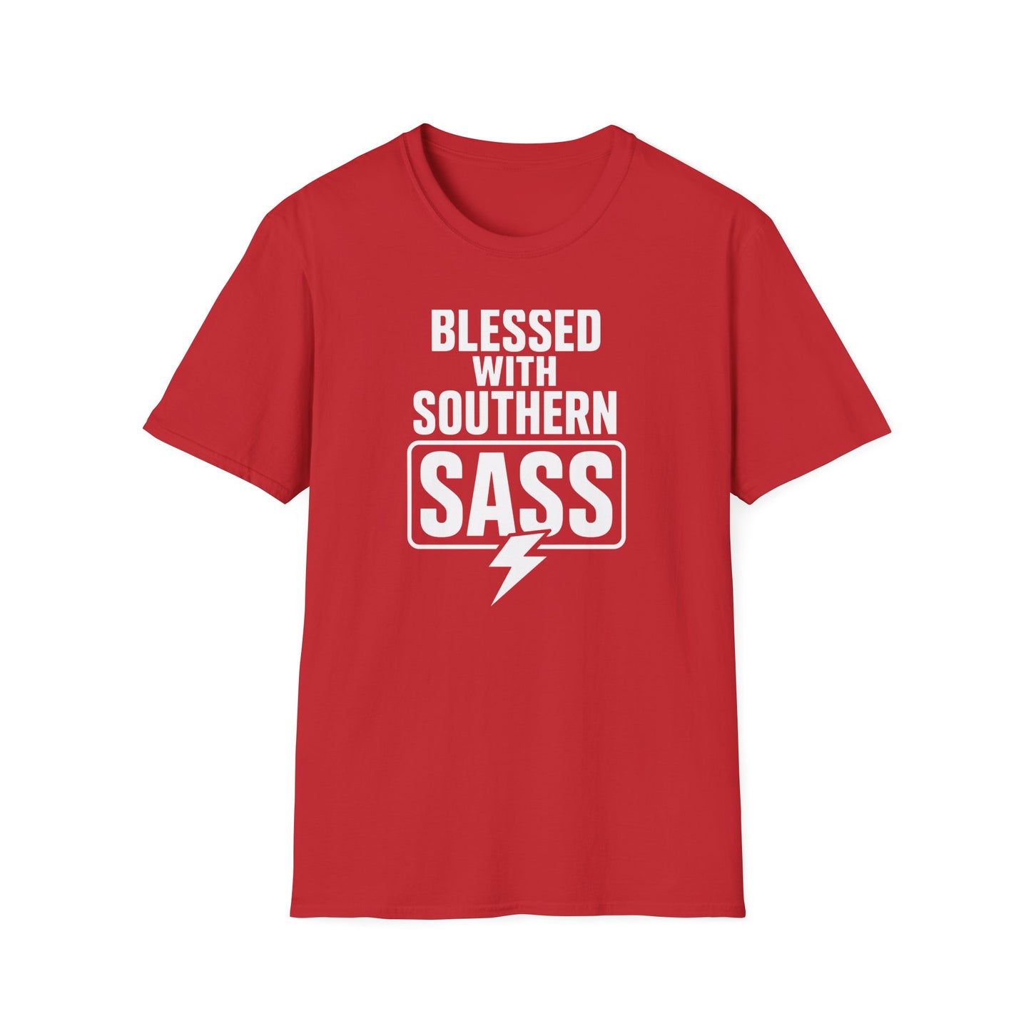 Blessed With Southern Sass Lightning Bolt T-Shirt