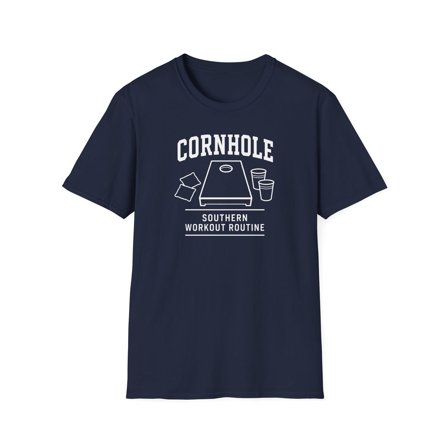 Cornhole Southern Workout Routine Game T-Shirt