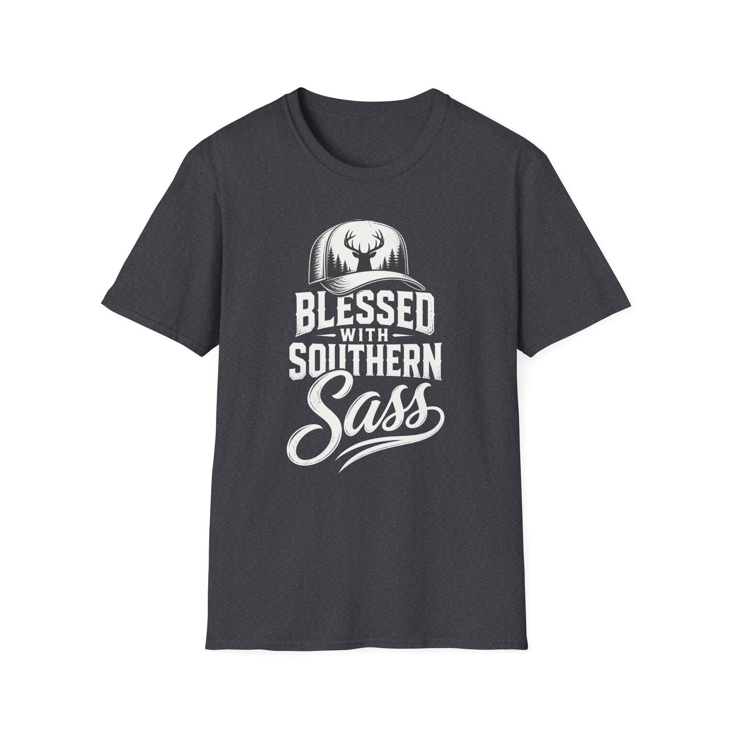 Blessed With Southern Sass Deer Hat T-Shirt