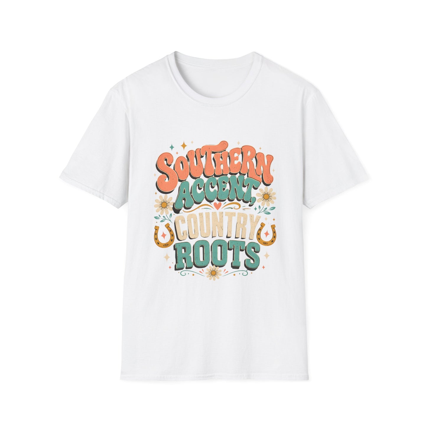 Southern Accent Country Roots Retro T-Shirt