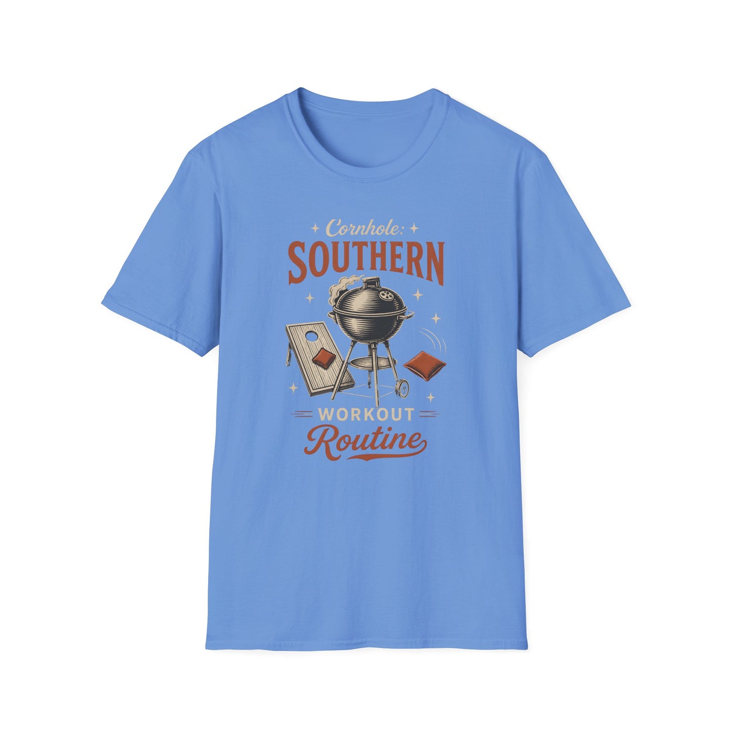 Cornhole Southern Workout Routine Fun Game T-Shirt