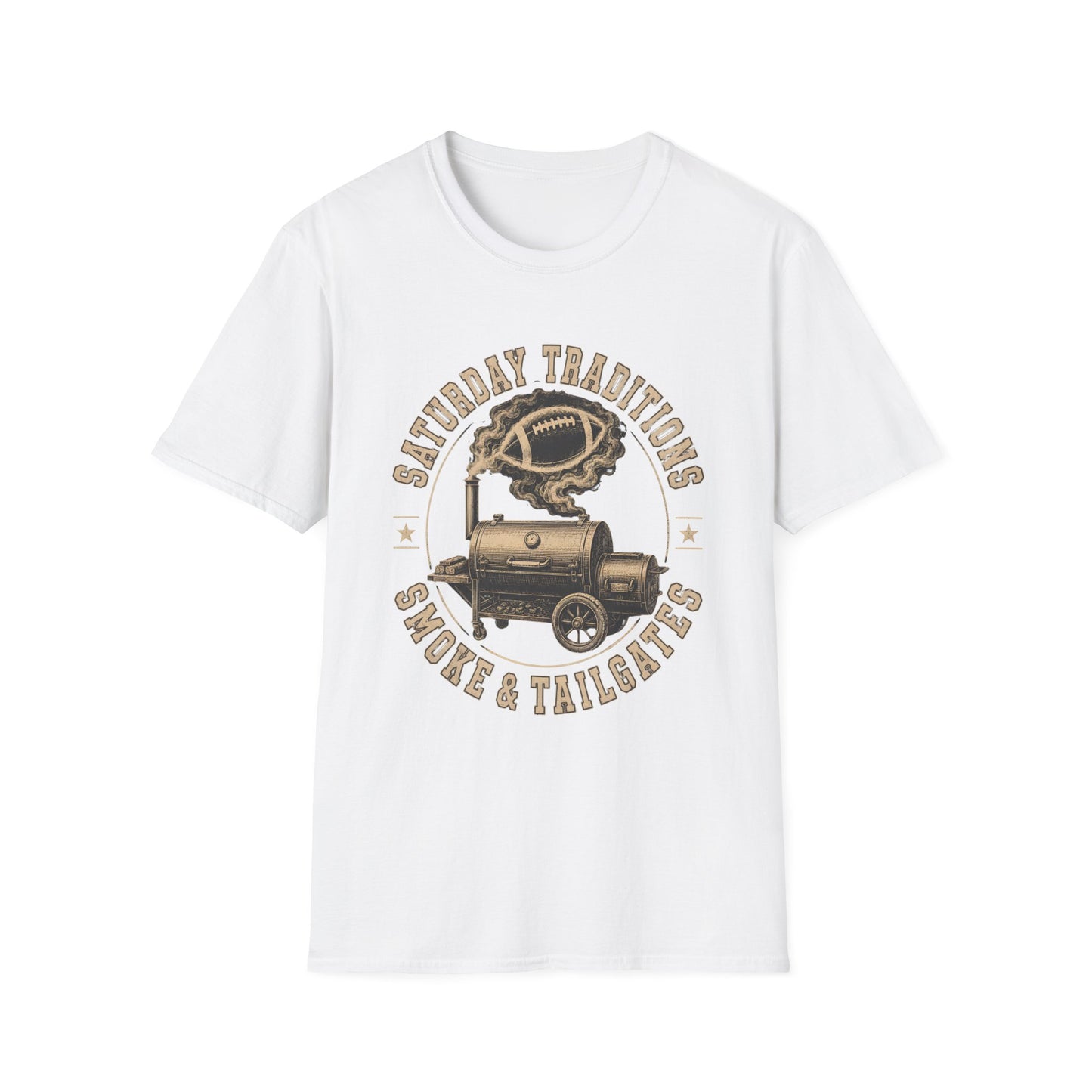 Saturday Traditions Smoke Tailgate Football T-Shirt