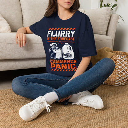 Flurry In The Forecast Commence Panic T-Shirt