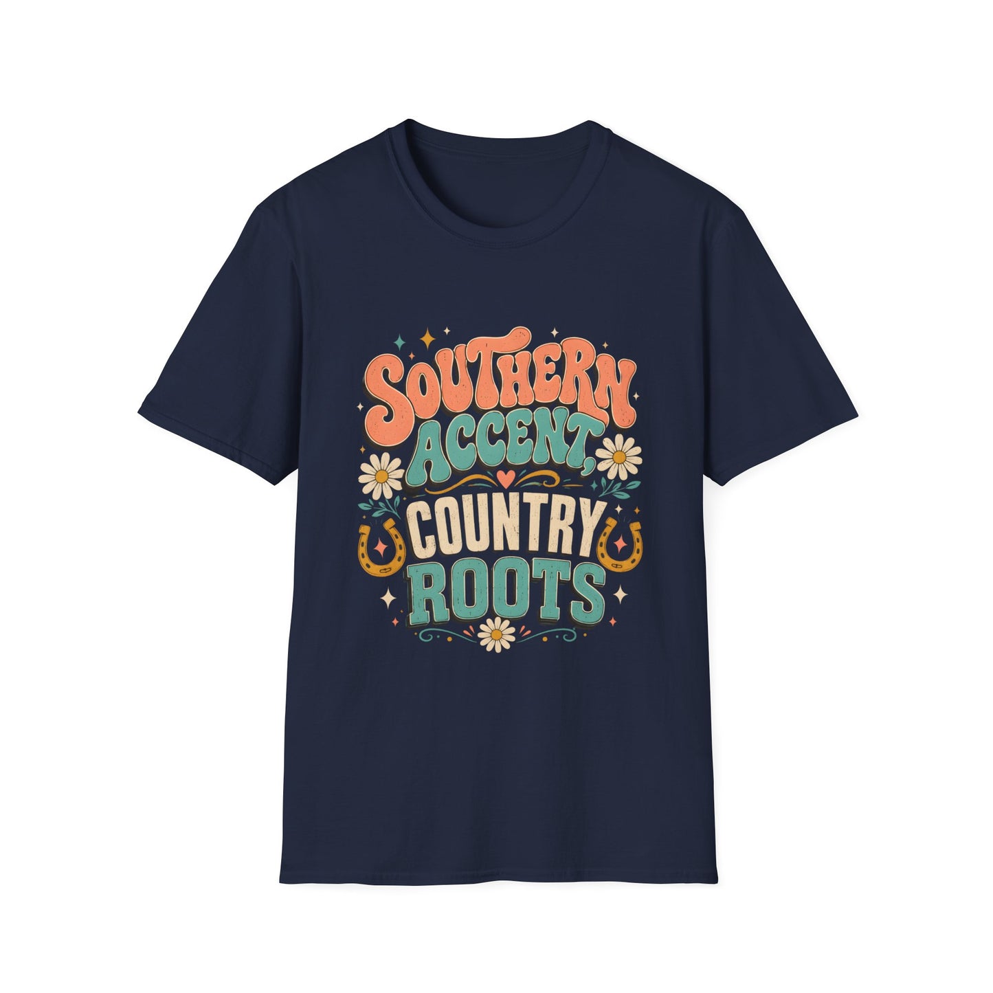 Southern Accent Country Roots Retro T-Shirt