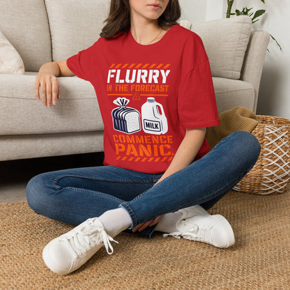 Flurry In The Forecast Commence Panic T-Shirt