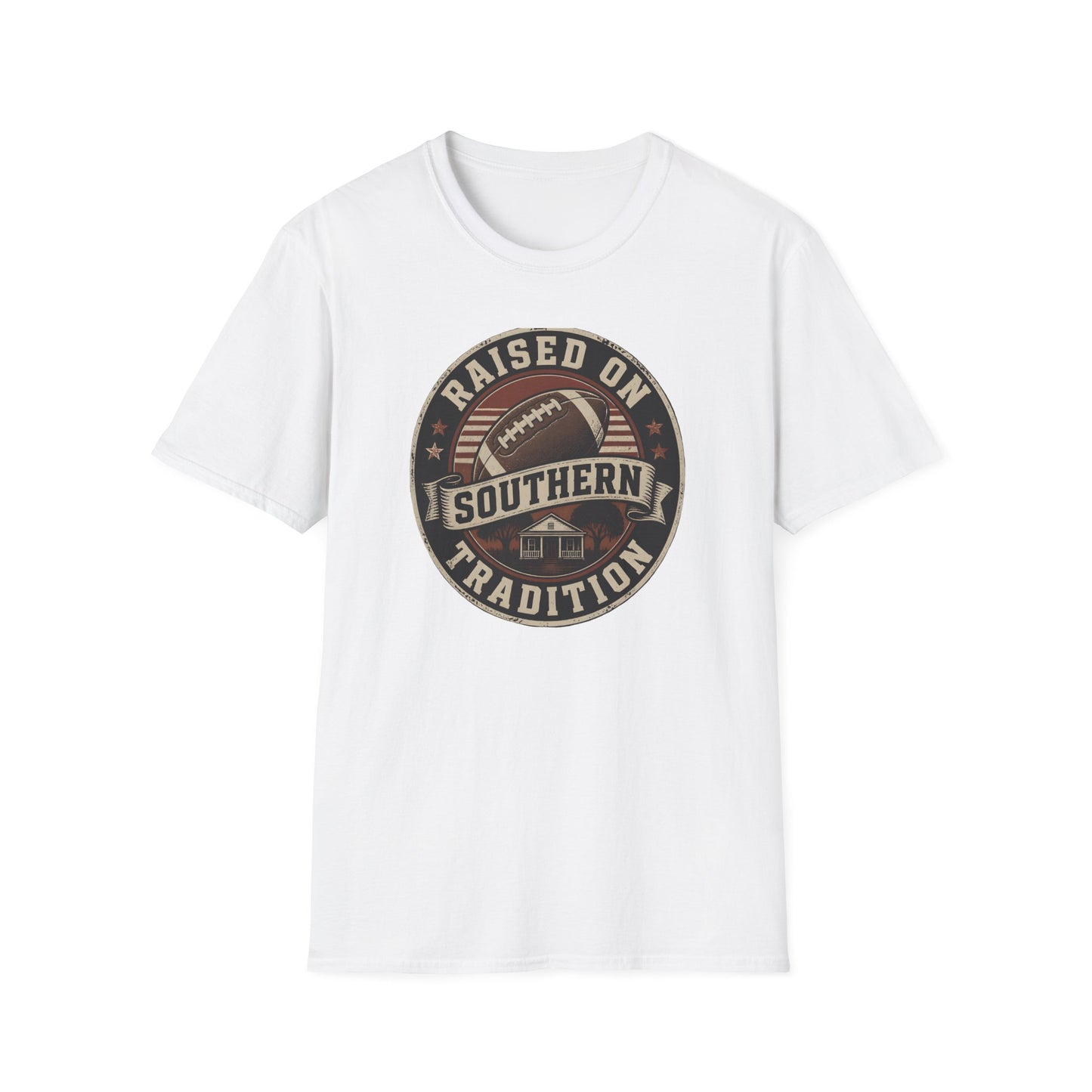 Raised On Southern Tradition Football Heritage T-Shirt