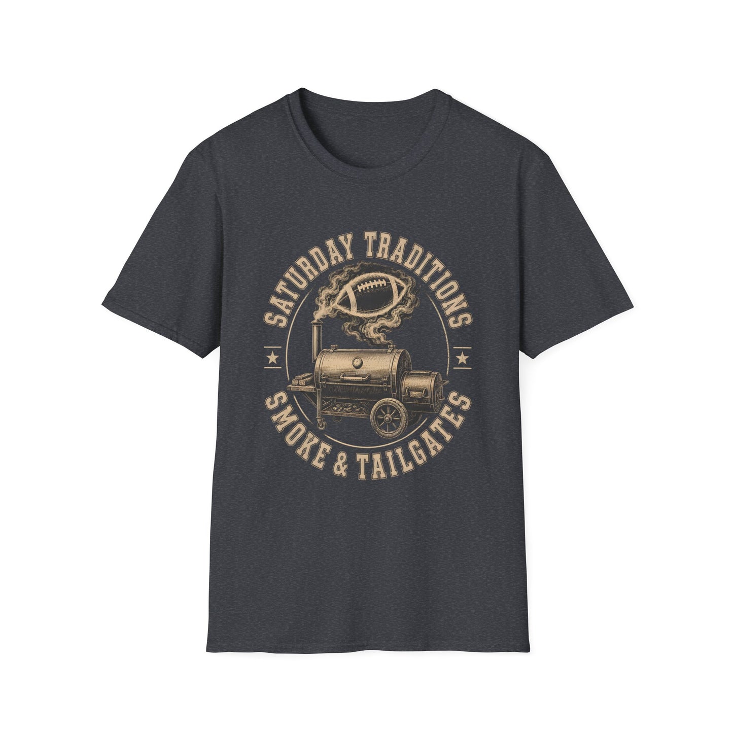 Saturday Traditions Smoke Tailgate Football T-Shirt