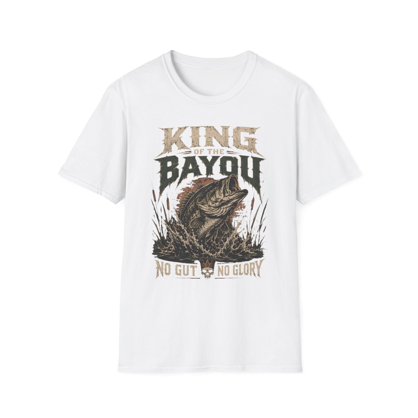 King Of The Bayou Fishing No Gut No Glory T-Shirt
