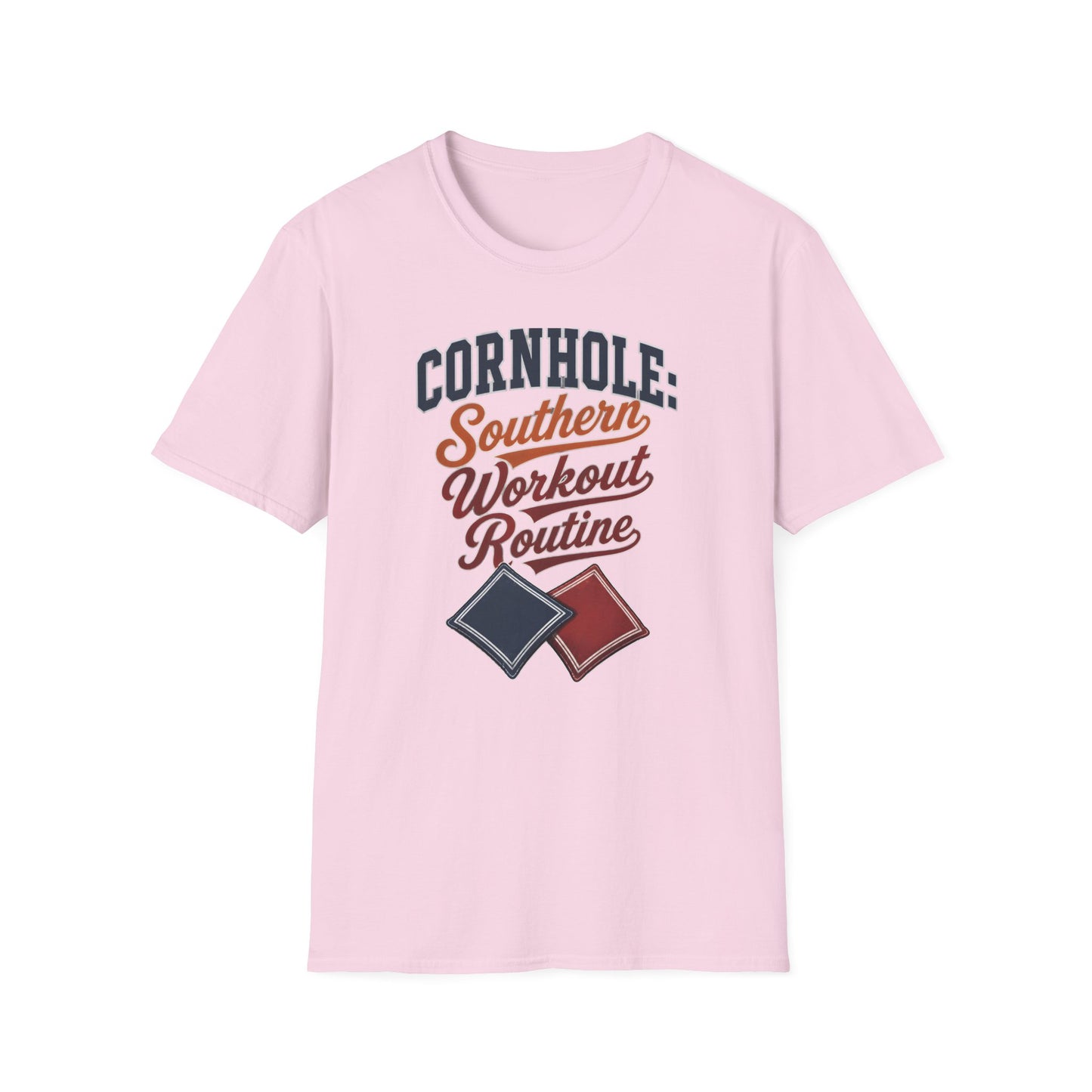 Cornhole Southern Workout Routine T-Shirt