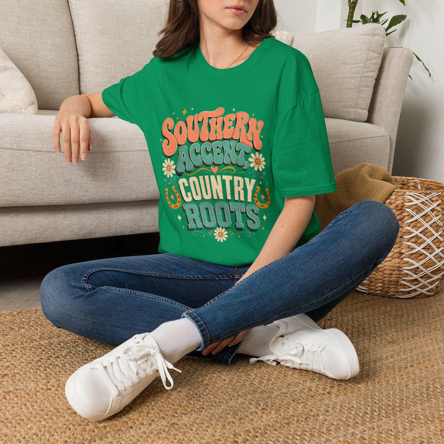 Southern Accent Country Roots Retro T-Shirt