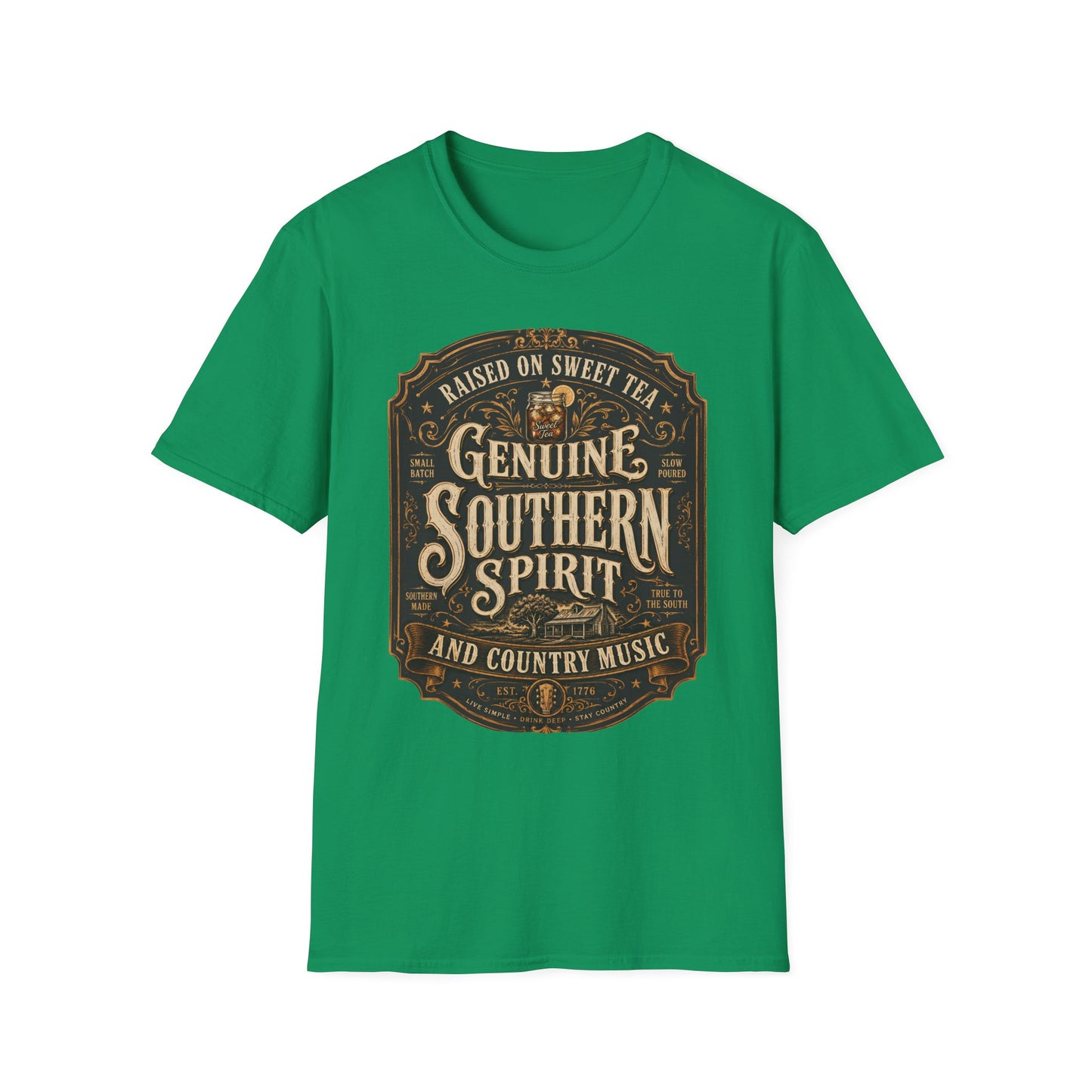Genuine Southern Spirit Sweet Tea Country Music T-Shirt