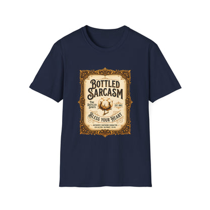 Bottled Sarcasm Vintage Label Graphic T-Shirt - HomeGrown South Graphic Tee (View 6)