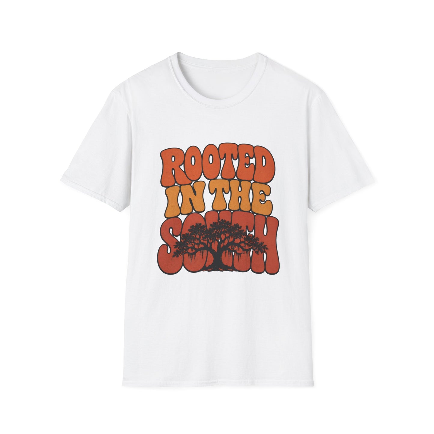 Rooted In The South Tree Silhouette T-Shirt
