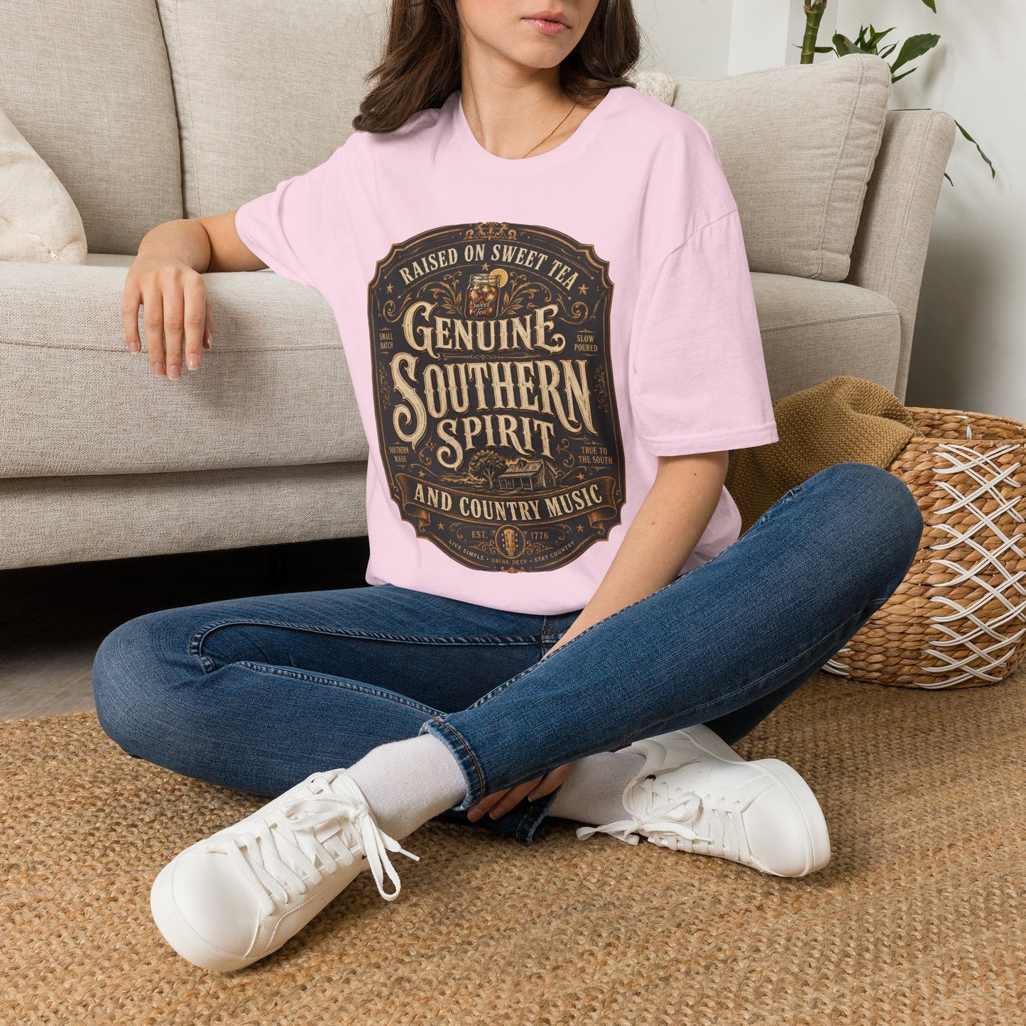 Genuine Southern Spirit Sweet Tea Country Music T-Shirt