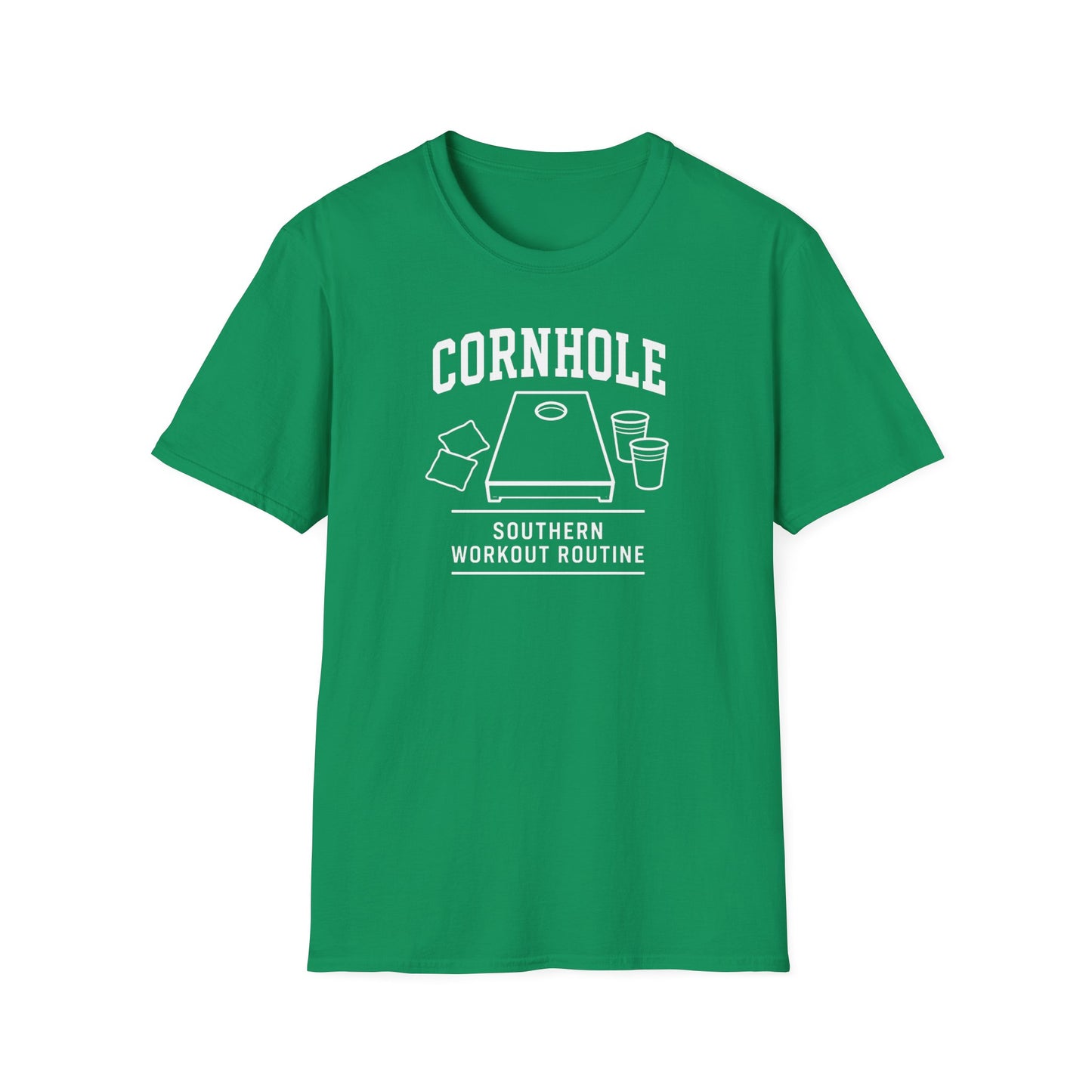 Cornhole Southern Workout Routine Game T-Shirt