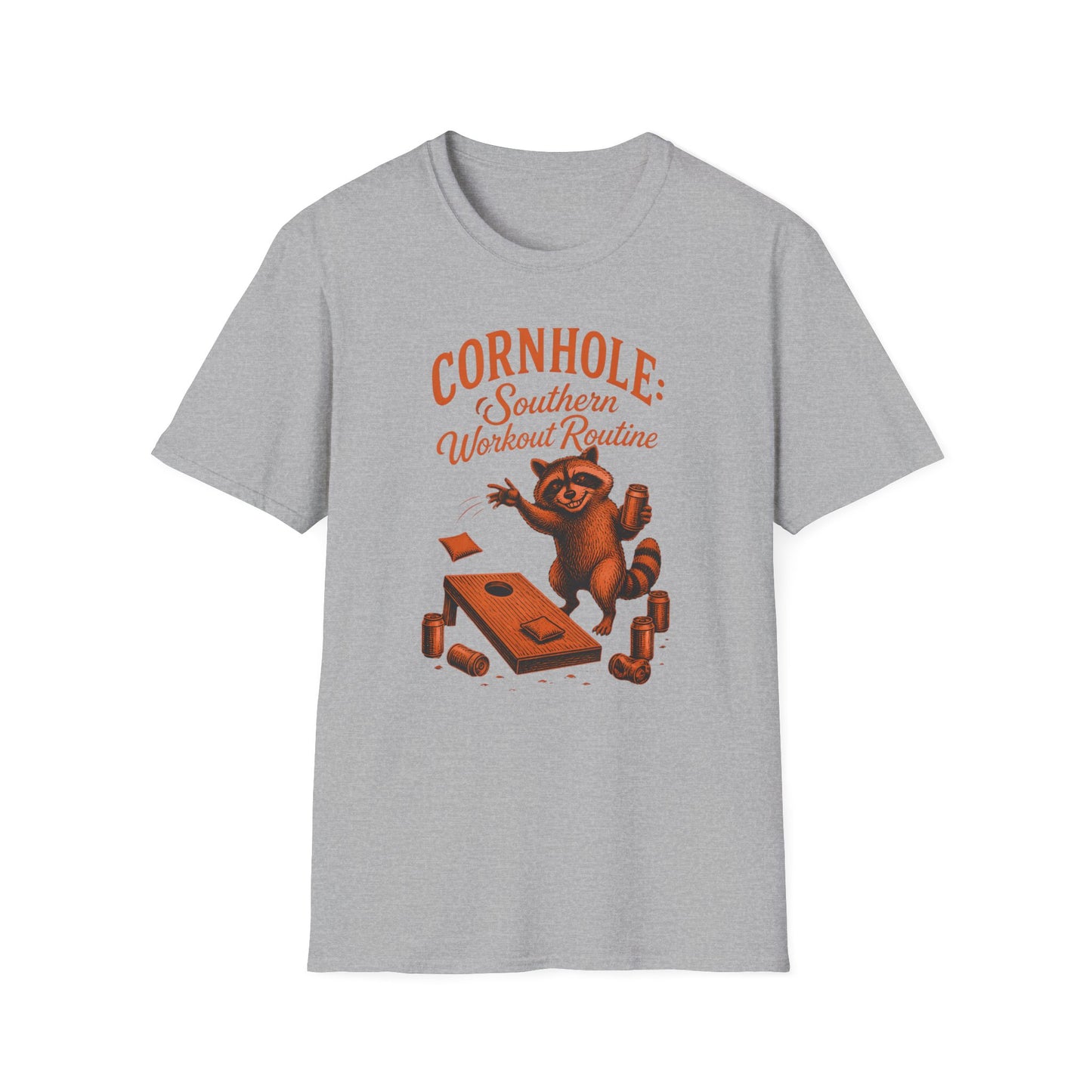 Cornhole Southern Workout Routine Fun T-Shirt