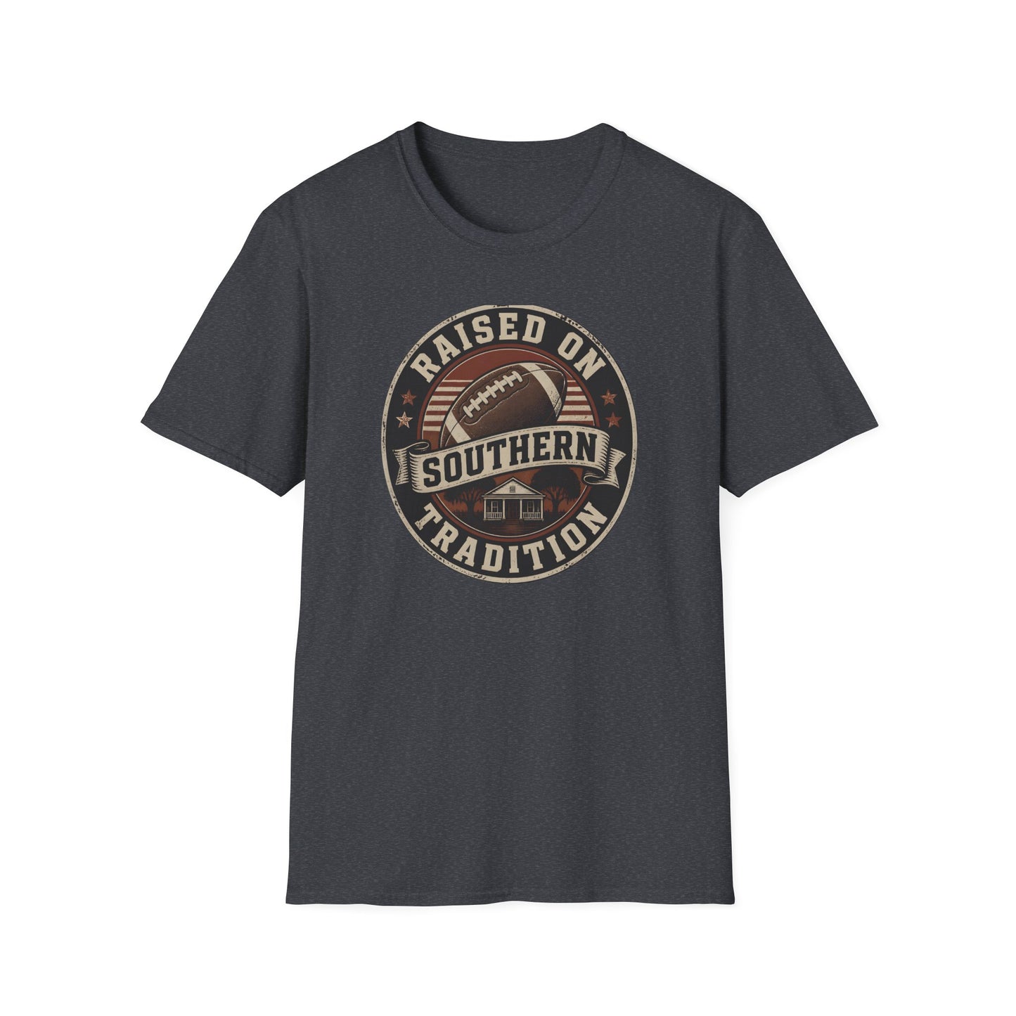 Raised On Southern Tradition Football Heritage T-Shirt