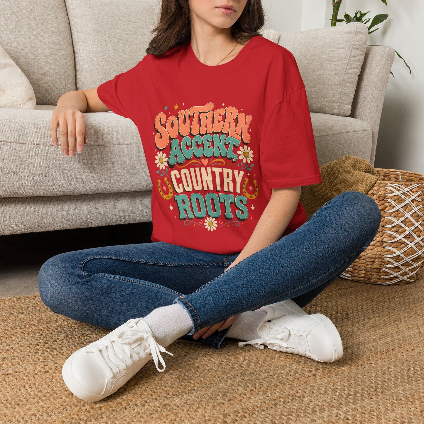 Southern Accent Country Roots Retro T-Shirt