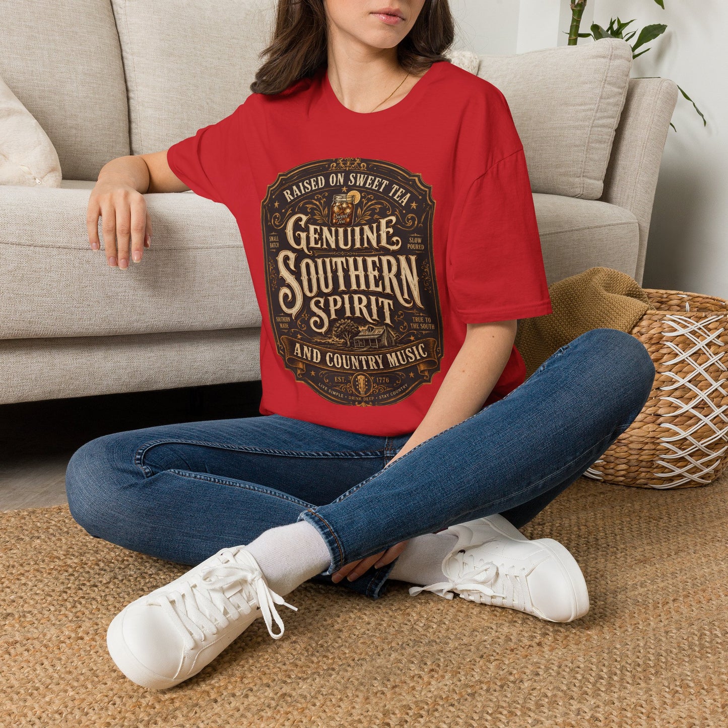 Genuine Southern Spirit Sweet Tea Country Music T-Shirt