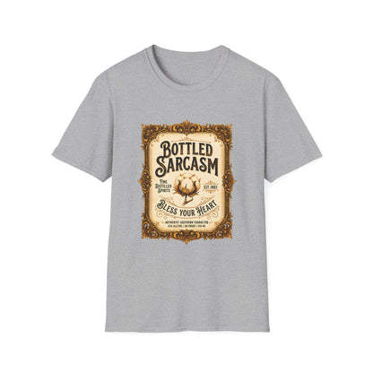 Bottled Sarcasm Vintage Label Graphic T-Shirt - HomeGrown South Graphic Tee (View 7)