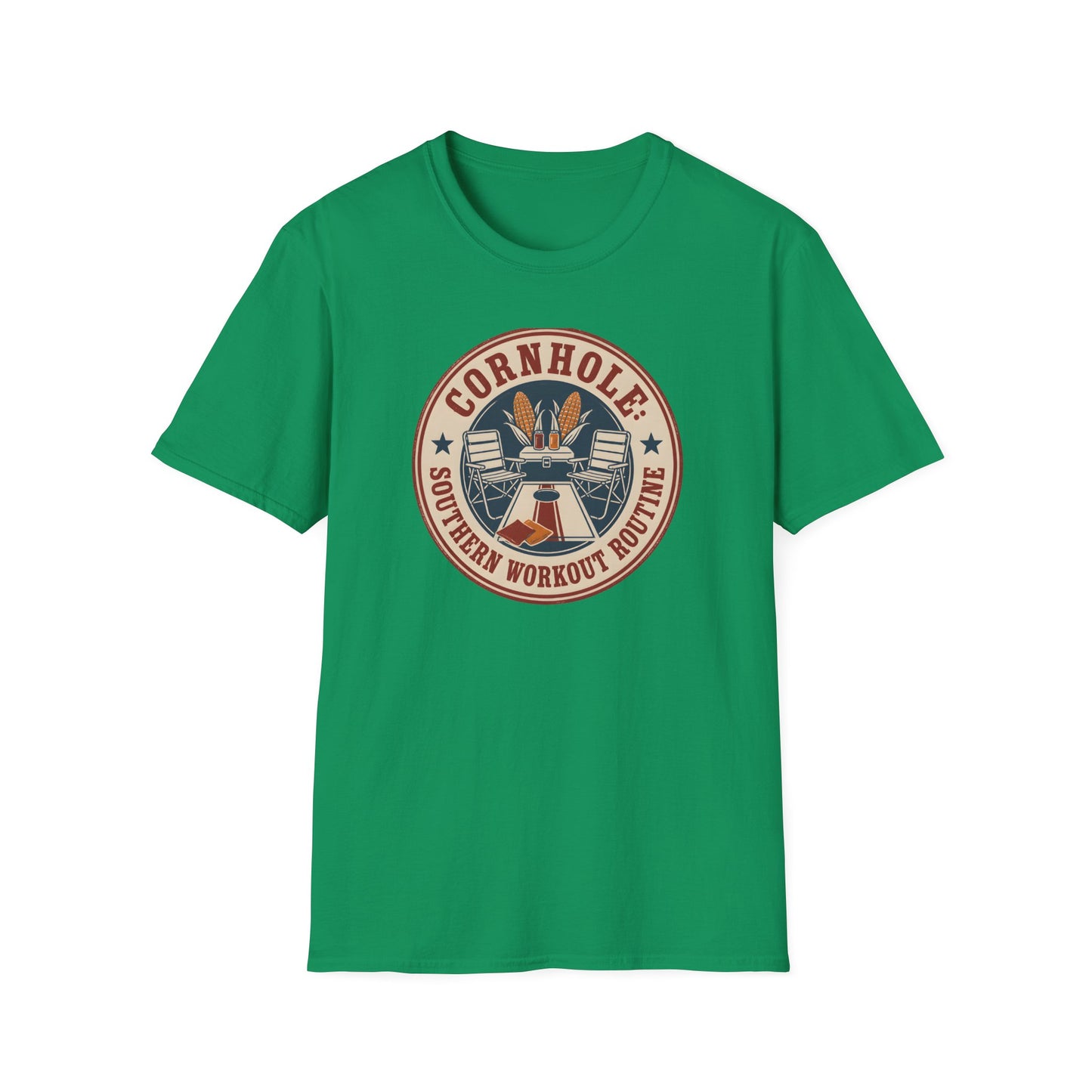 Cornhole Southern Workout Routine Fun Game T-Shirt