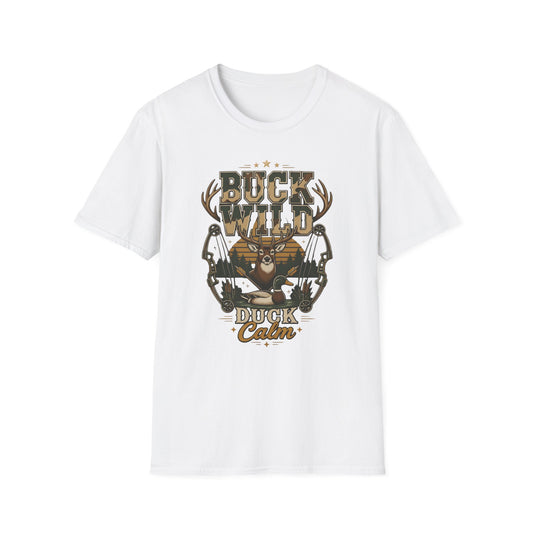 HomeGrown South Buck Wild Duck Calm Hunting Deer Bow Archery Outdoors T-Shirt - Premium Graphic Tee View 2