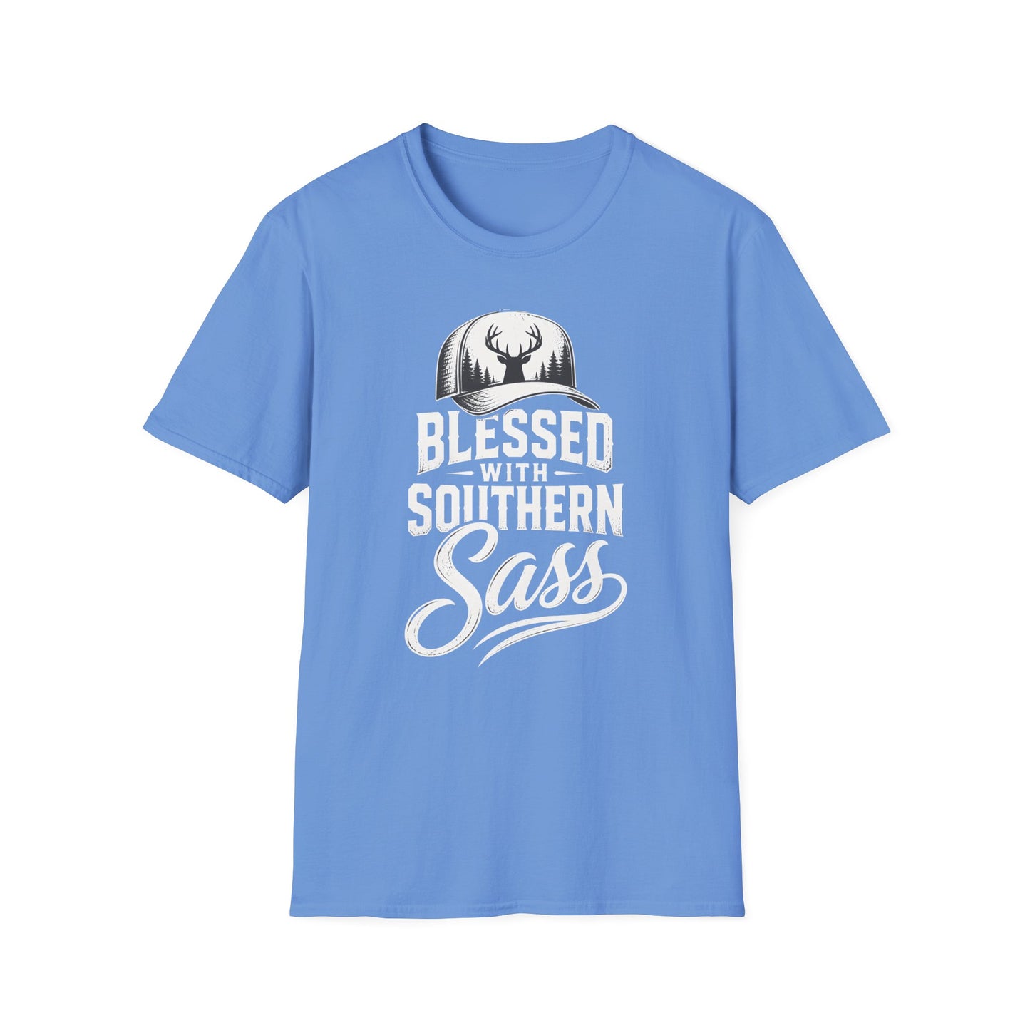 Blessed With Southern Sass Deer Hat T-Shirt