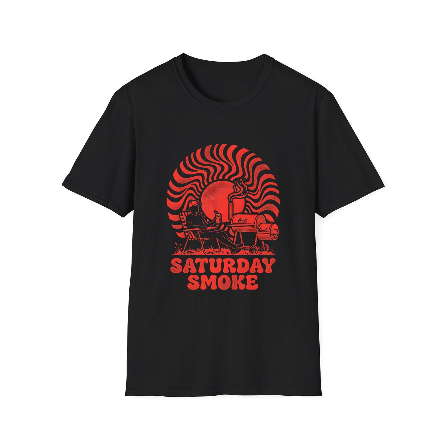 Saturday Smoke BBQ Grilling Southern Style T-Shirt