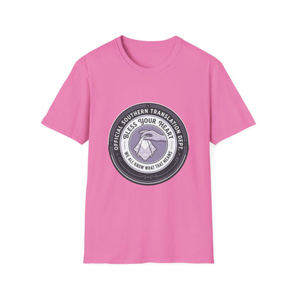 Bless Your Heart Southern Translation Dept. Graphic T-Shirt
