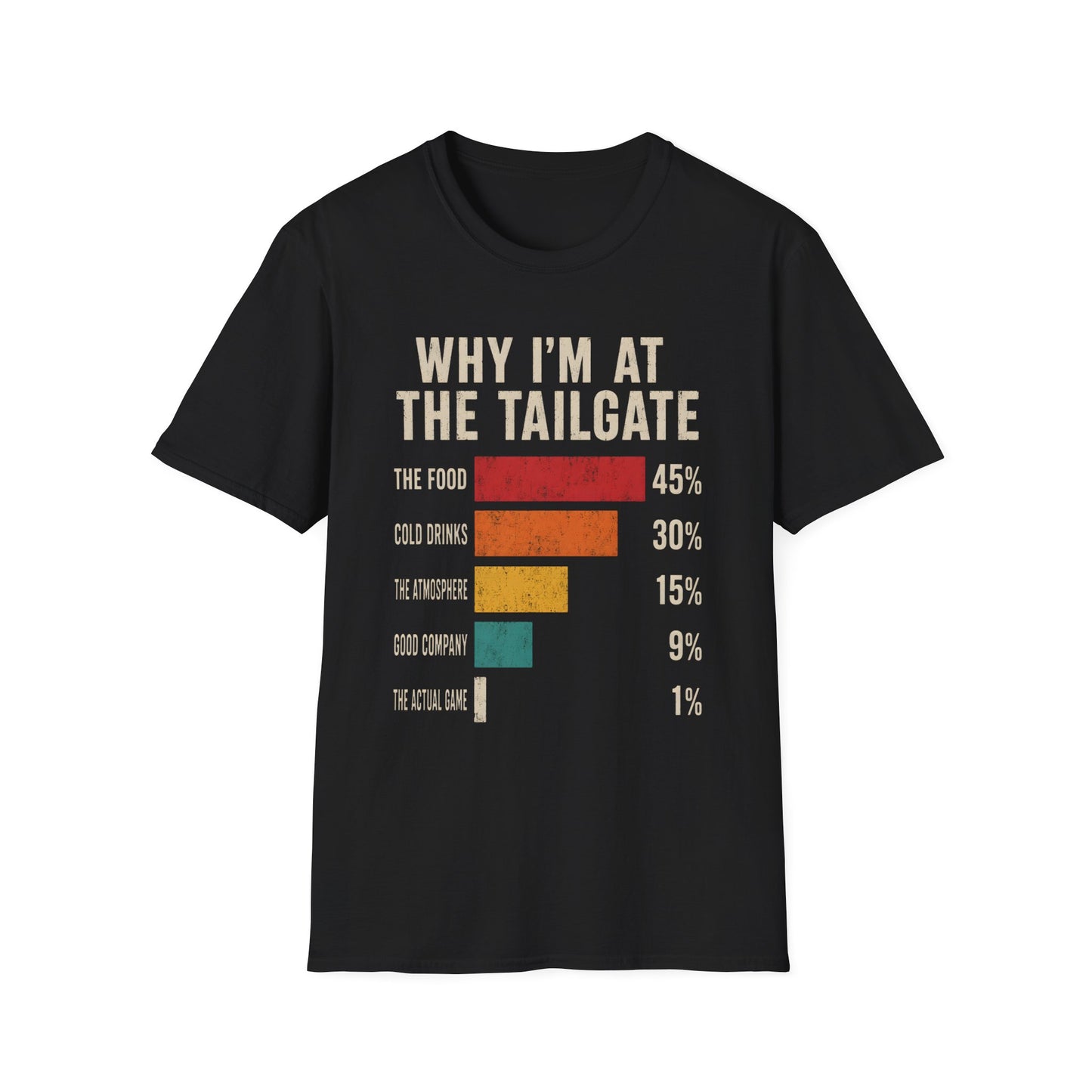 Why Im At The Tailgate Food Drinks Atmosphere T-Shirt