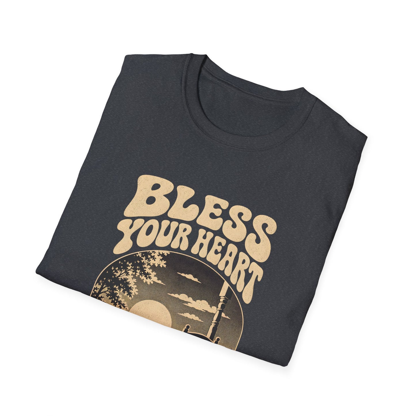 Bless Your Heart Southern Sunset Porch Graphic T-shirt