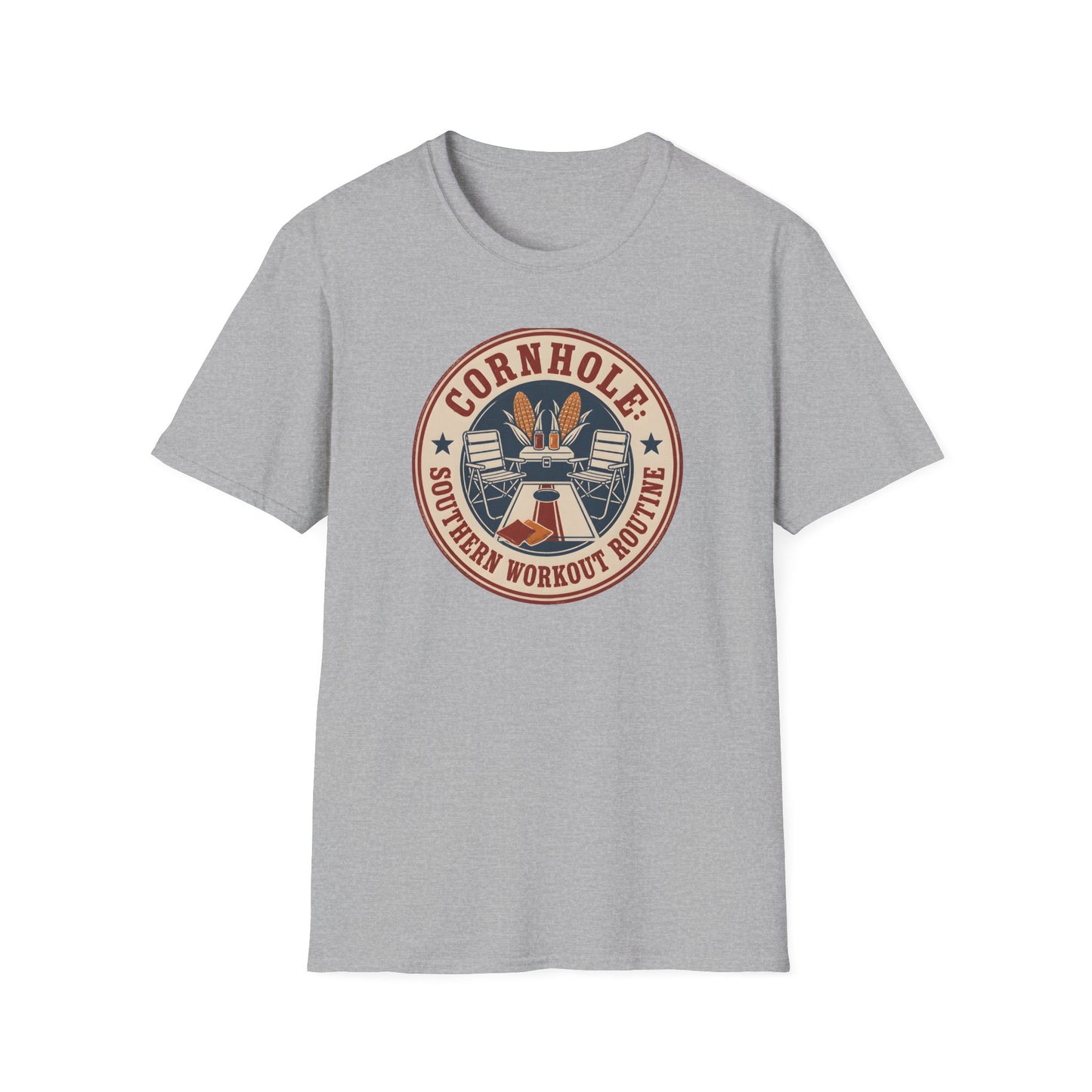 Cornhole Southern Workout Routine Fun Game T-Shirt