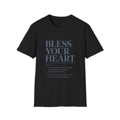 Bless Your Heart  Southern Phrase Definition T-Shirt - HomeGrown South Graphic Tee (View 4)