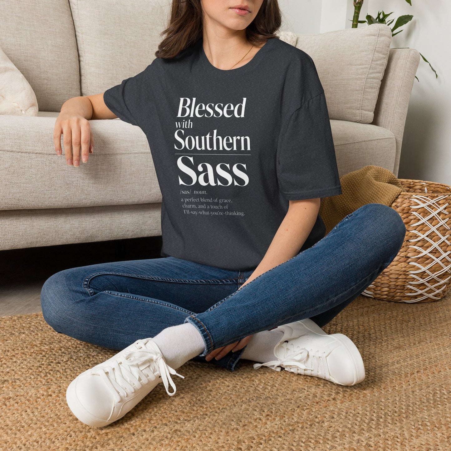 Blessed With Southern Sass Definition T-Shirt
